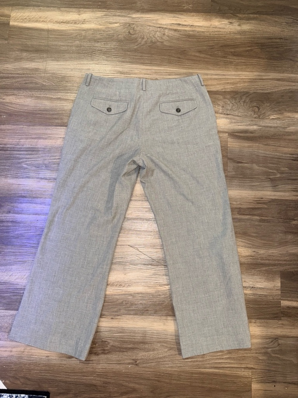 Gray Wide Leg Dress Pants Size 10R Work Office Career Trousers - Picture 7 of 10